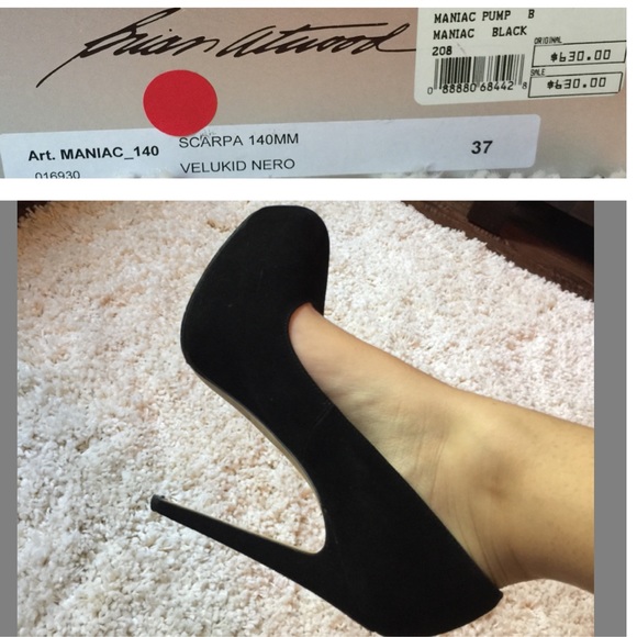 ❌SOLD❌Brian Atwood Maniac suede pumps - Picture 3 of 4