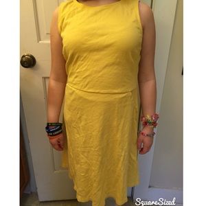 Yellow New York & Company dress