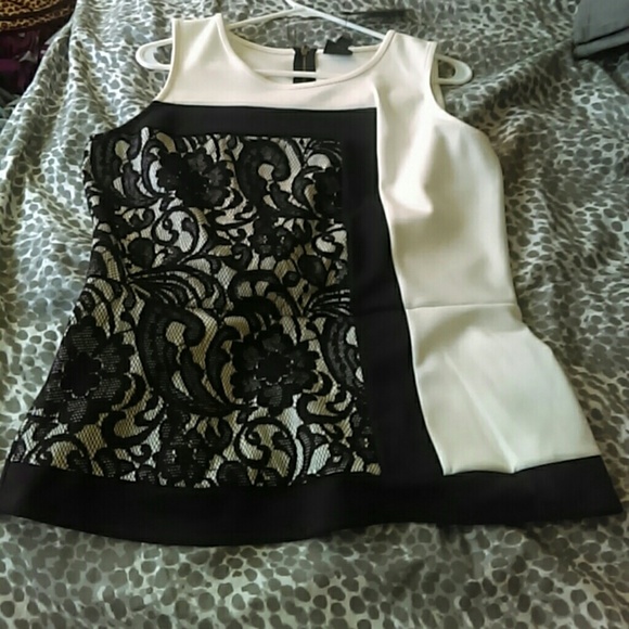 Black/Cream dress shirt