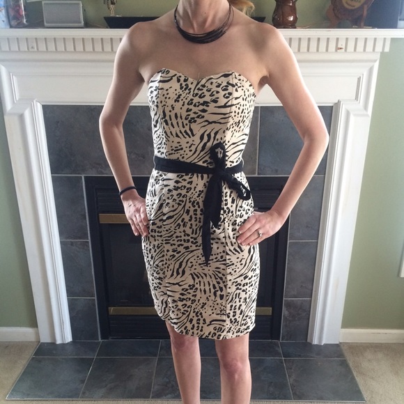 H & M animal print dress size 4 SALE! - Picture 1 of 2