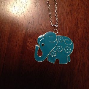 Long elephant necklace
