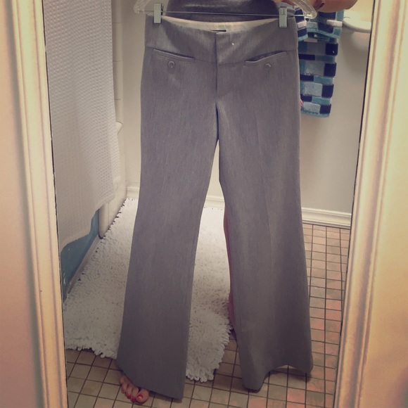 Gray Express Editor Dress Pants