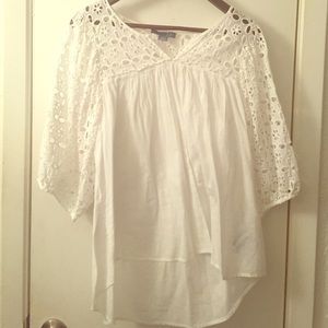 Anthropologie Lil Brand Peasant Top