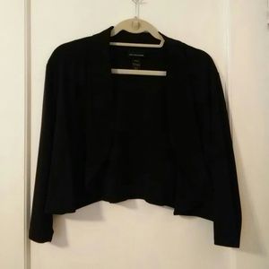 Lane Bryant black bolero
