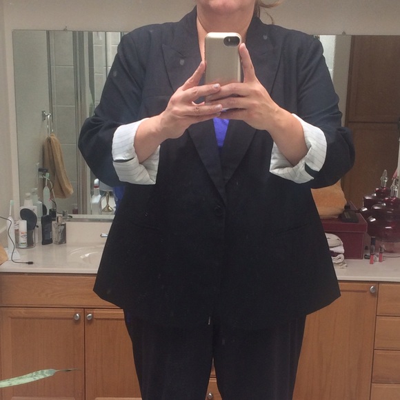 INC Woman Sporty black blazer  Sz 20w