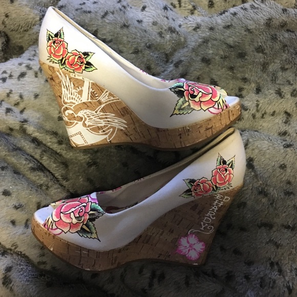 Ed Hardy wedges