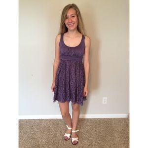 Floral Lavender Dress