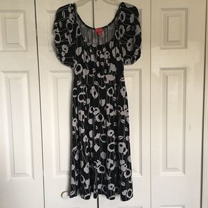 COMFY BLACK AND GREY DRESS