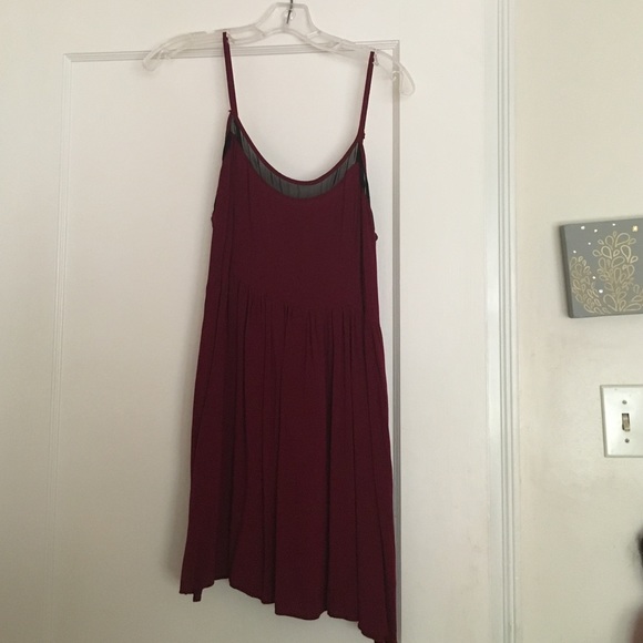 Marroon dress