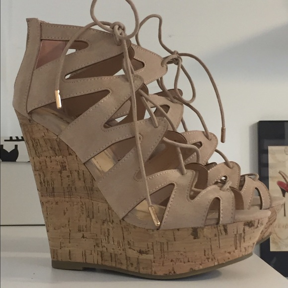 Lace up Wedge Sandal