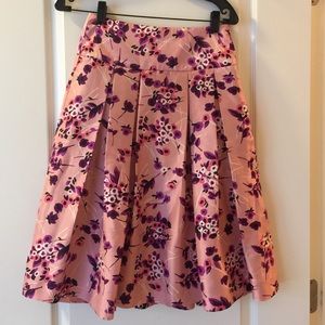 Express Floral Skirt