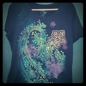 Navy blue t-shirt