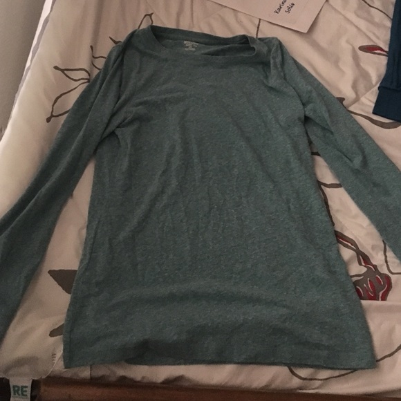 Long sleeve blue shirt