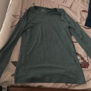 Long sleeve blue shirt