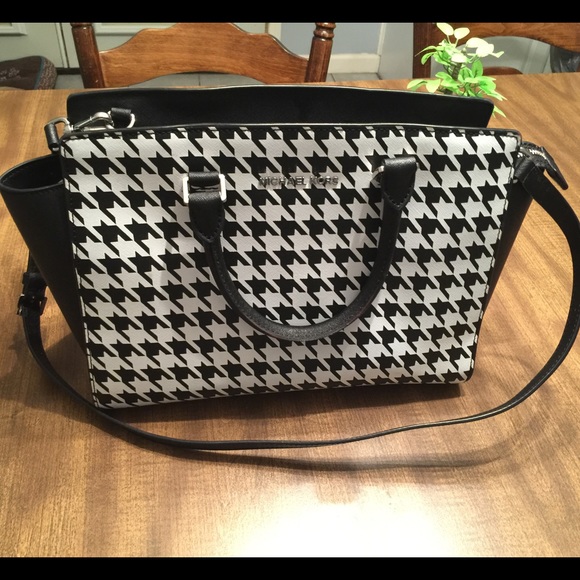 Michael Kors houndstooth Selma