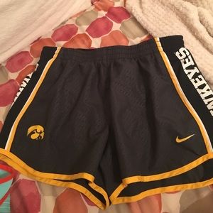NWOTuniversity of Iowa running shorts