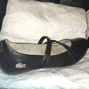 Authentic Lacoste flats