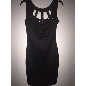 Body con black dress