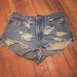 Express High Waisted Shorts