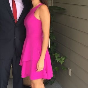 Magenta/pink cocktail dress
