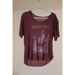 Maroon Graphic Tee