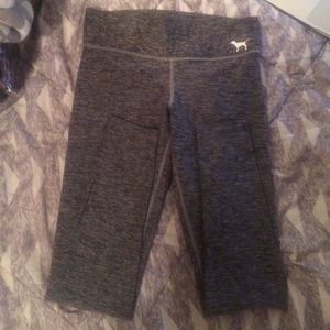 Victoria's Secret pink yoga gray leggings