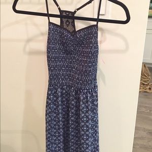 Xhilaration Blue Floral Sundress