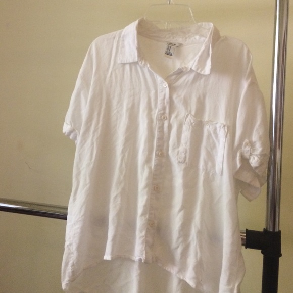 Simple white blouse