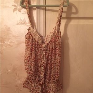 Floral tank top