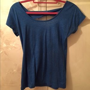 Blue tee