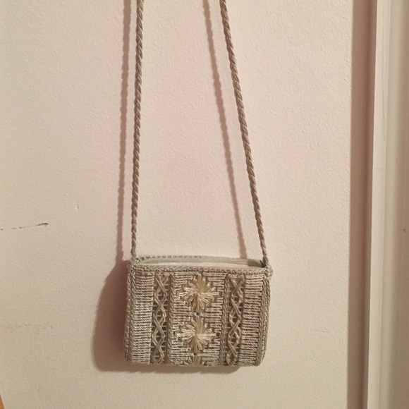 White Lace Purse