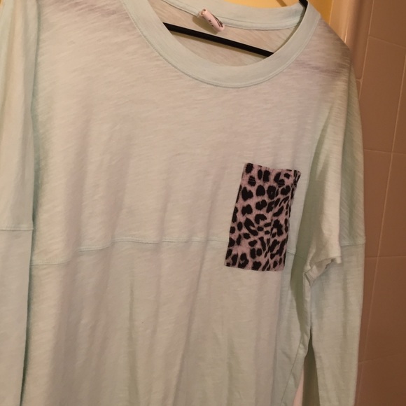 Light Tiffany Blue "Pink" Top