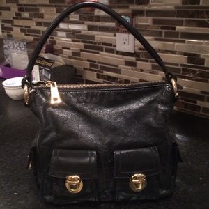 Black leather Marc Jacobs bag
