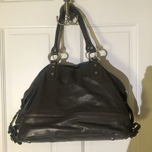 HOBO International bag with shoe compartment.