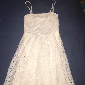 White lacy dress