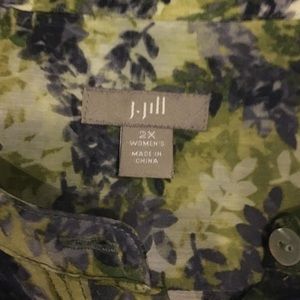 J. Jill Long Sleeved Sheer Tunic