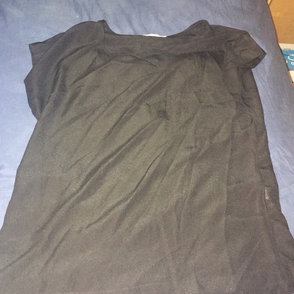 Chiffon black top