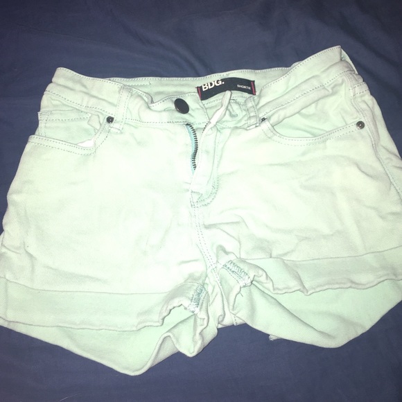 Urban outfitters mint high waisted shorts
