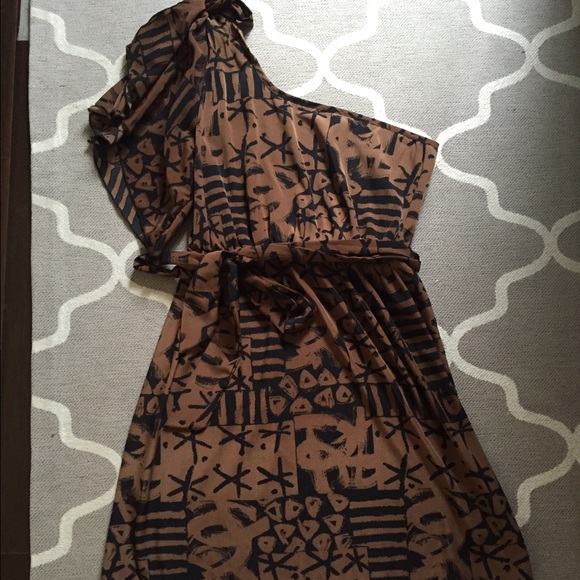 macys brown dress