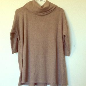 Simply Noelle cowl neck open back sweater sz S/M