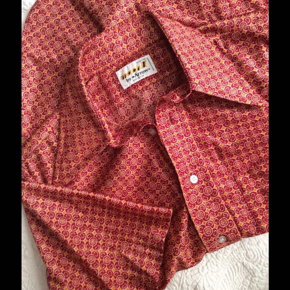 Busy Vintage 70's Psychedelic Print Disco Nylon - Picture 3 of 4