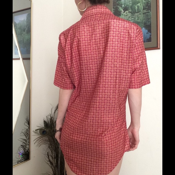 Busy Vintage 70's Psychedelic Print Disco Nylon - Picture 4 of 4