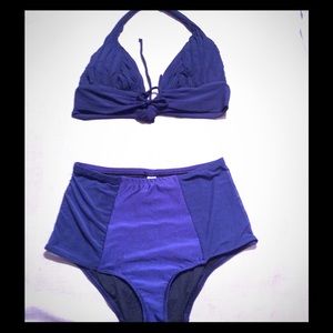 American Apparel  high waist swim bottom