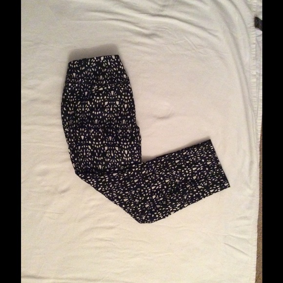 Ann Taylor Loft Patterned Trousers