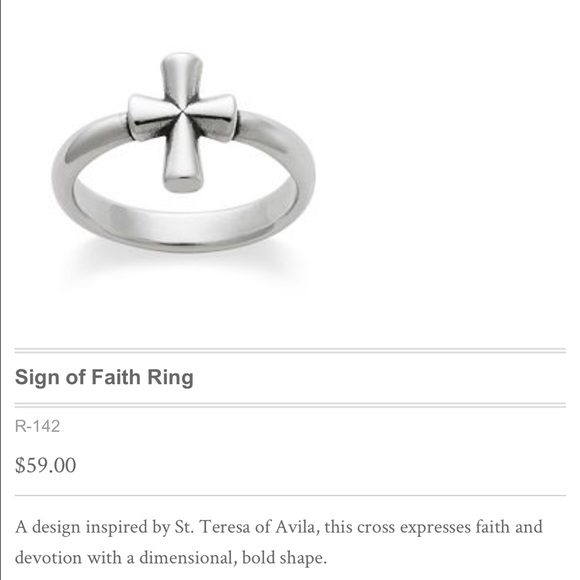 Sign of faith ring