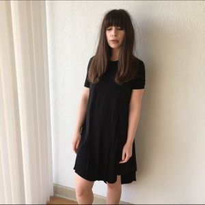 T Shirt Dress with Dipped Hem