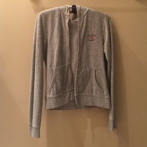 Ralp Lauren Gray velour sweatshirt
