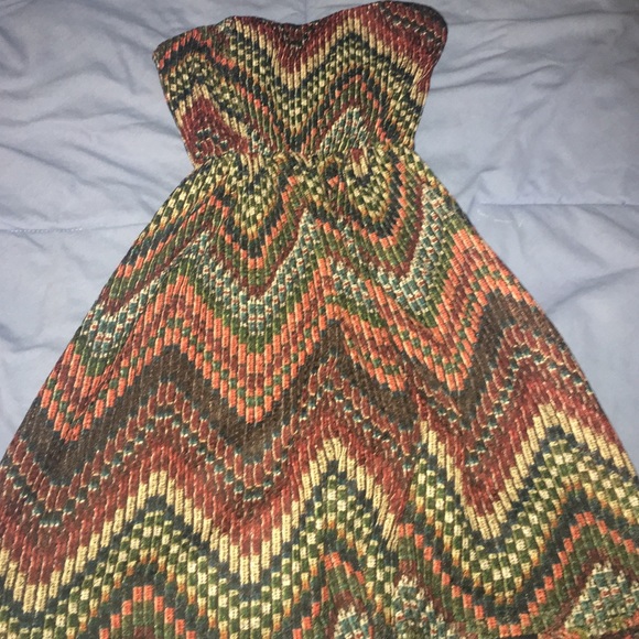 Strapless dress