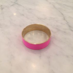 JCrew Pink Enamel Bangle