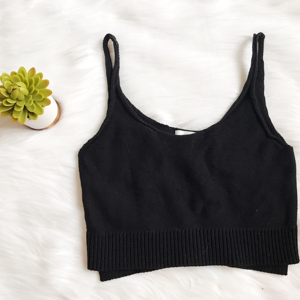 Adorable Knit Crop Top - Picture 2 of 5